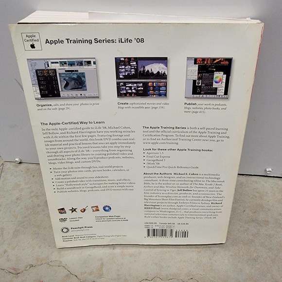 Apple Training Series ILife '08 : IPhoto, iMovie, GarageBand, iWeb, IDVD - Picture 2 of 11